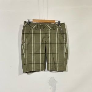 Smartwool athletic merino wool plaid shorts
